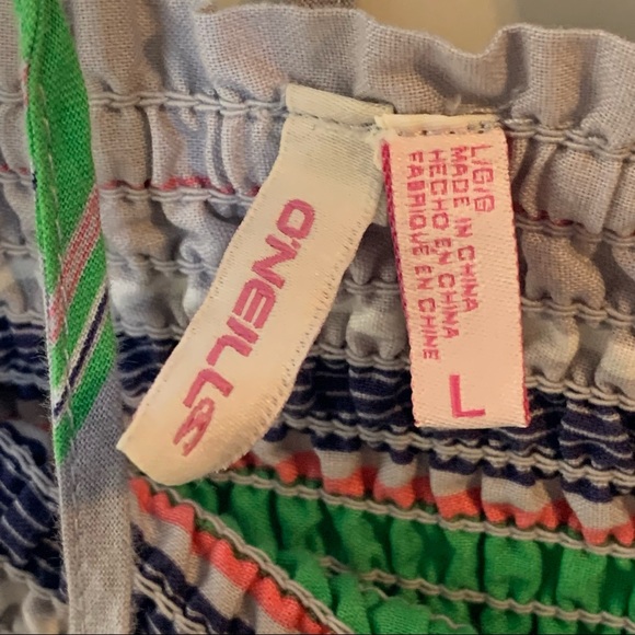 Girl’s O’Neill Striped Halter Dress - Picture 12 of 13